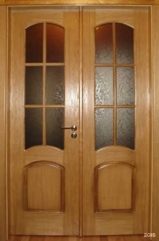 Двери Ланда венге со стеклом
