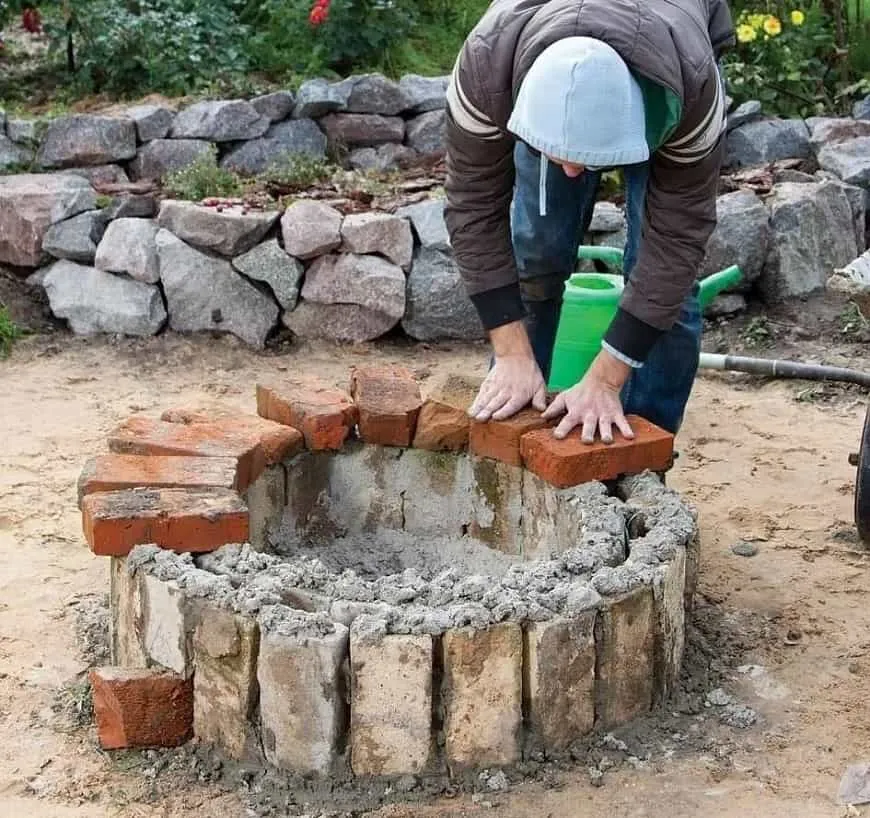 Пошаговая инструкция изготовления кострища из кирпича