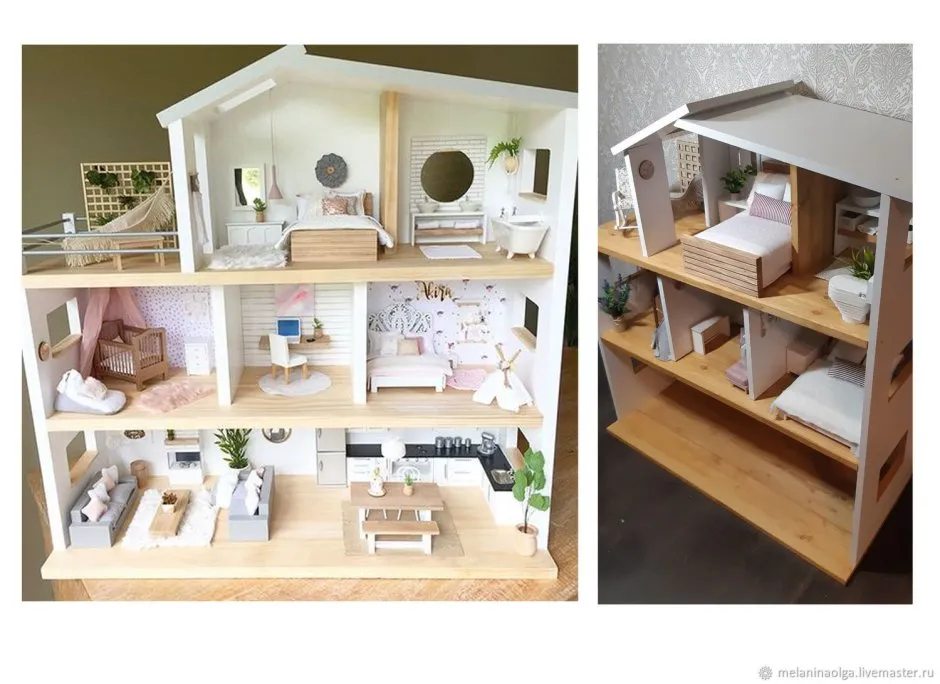Дизайнерские домики для кукол