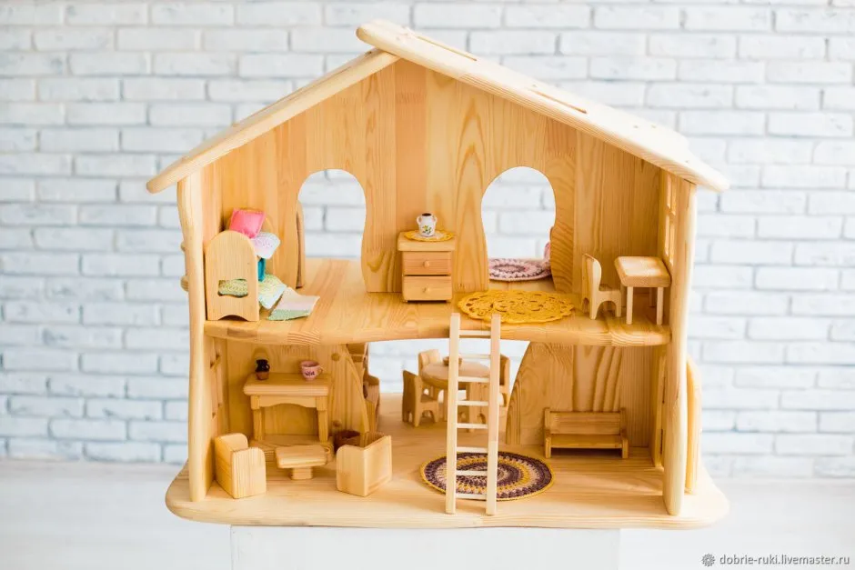 Wooden Toys кукольный домик "Laura" a218