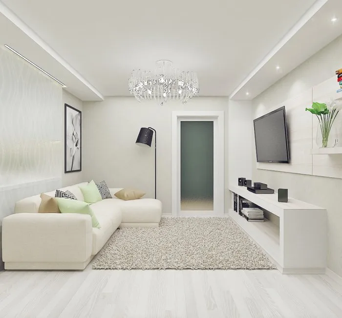 Современный дизайн квартиры в светлых тонах 2020