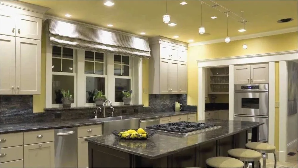 Красивое освещение на кухне
