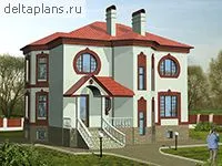 Проект кирпичного дома C-213-1K - стоимость строительства