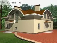 Проект кирпичного дома A-375-1K - стоимость строительства