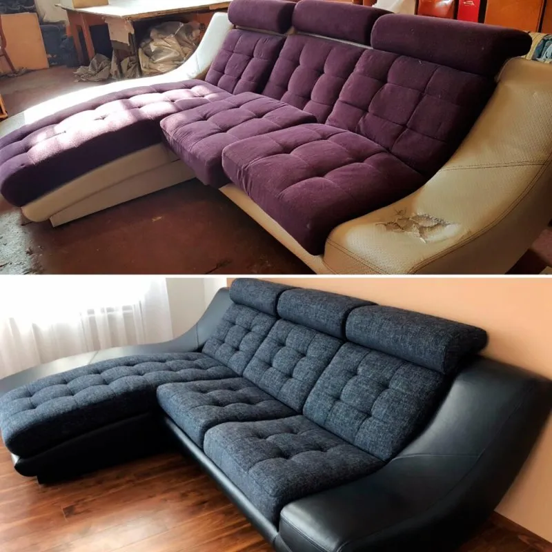 Обтянуть старый диван