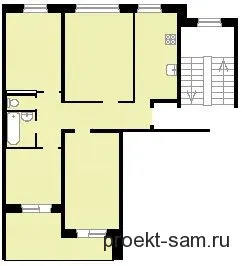 планировка 2-х комнатной квартиры в панельном доме 83 серии