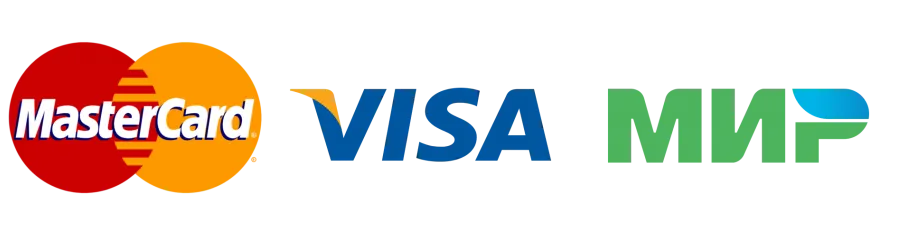 принимаем к оплате карты Visa mastercard мир