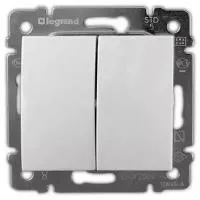 774408 Выключатель проходной двухклавишный Legrand Valena Белый 774408 Legrand 110049322848 774408 Выключатель проходной двухклавишный Legrand Valena Белый 774408 Legrand 110049322848
